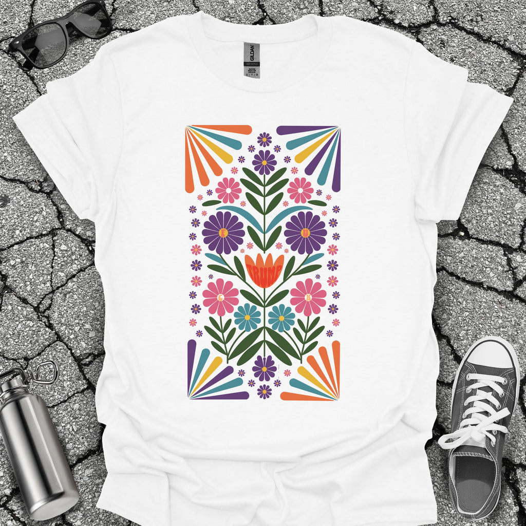 Subtle Folk Art Anti Trump Flower Shirt