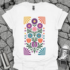 Subtle Folk Art Fuck Trump Floral Shirt