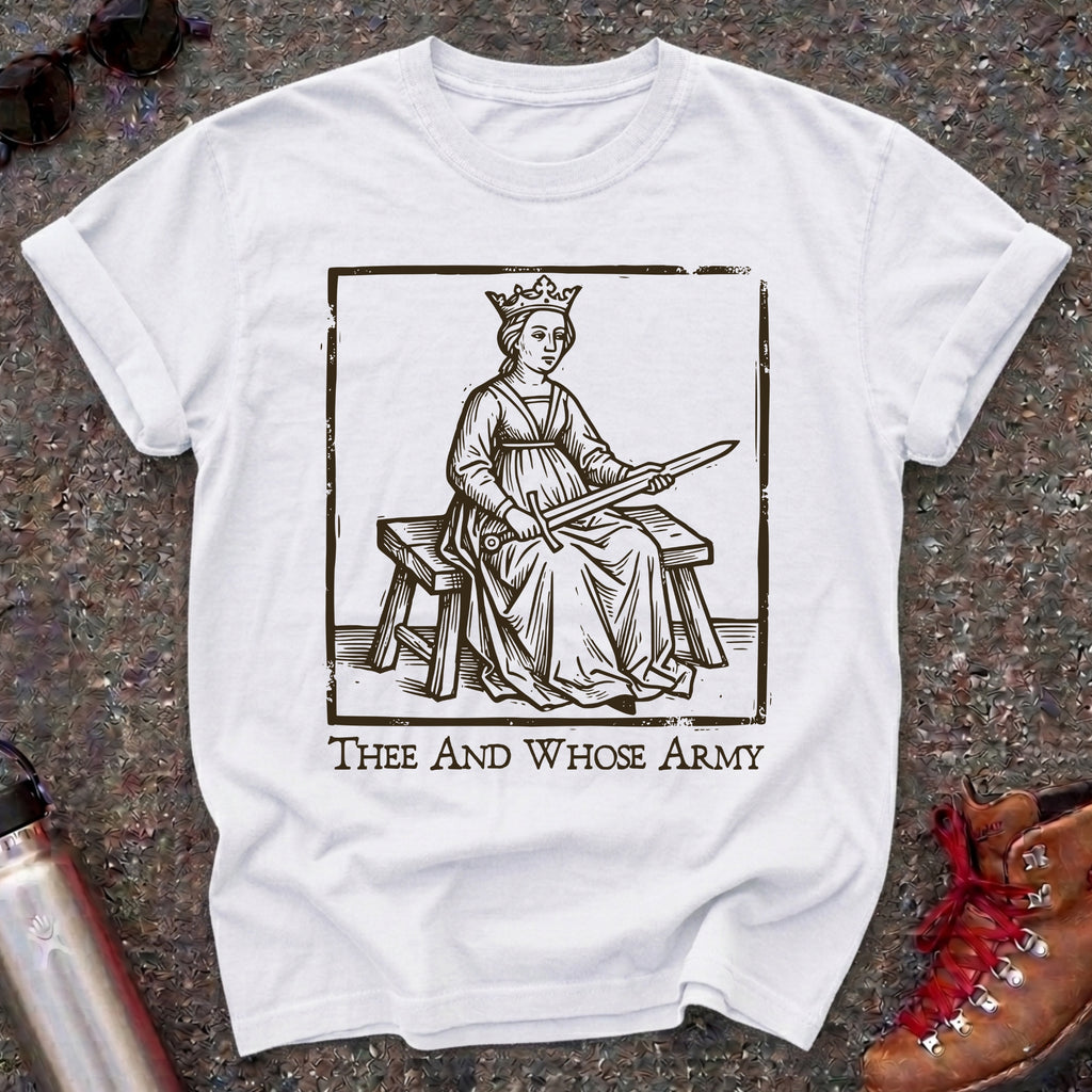 Funny Medieval Queen Feminist Shirt