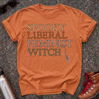 Spooky Liberal Feminist Witch Shirt
