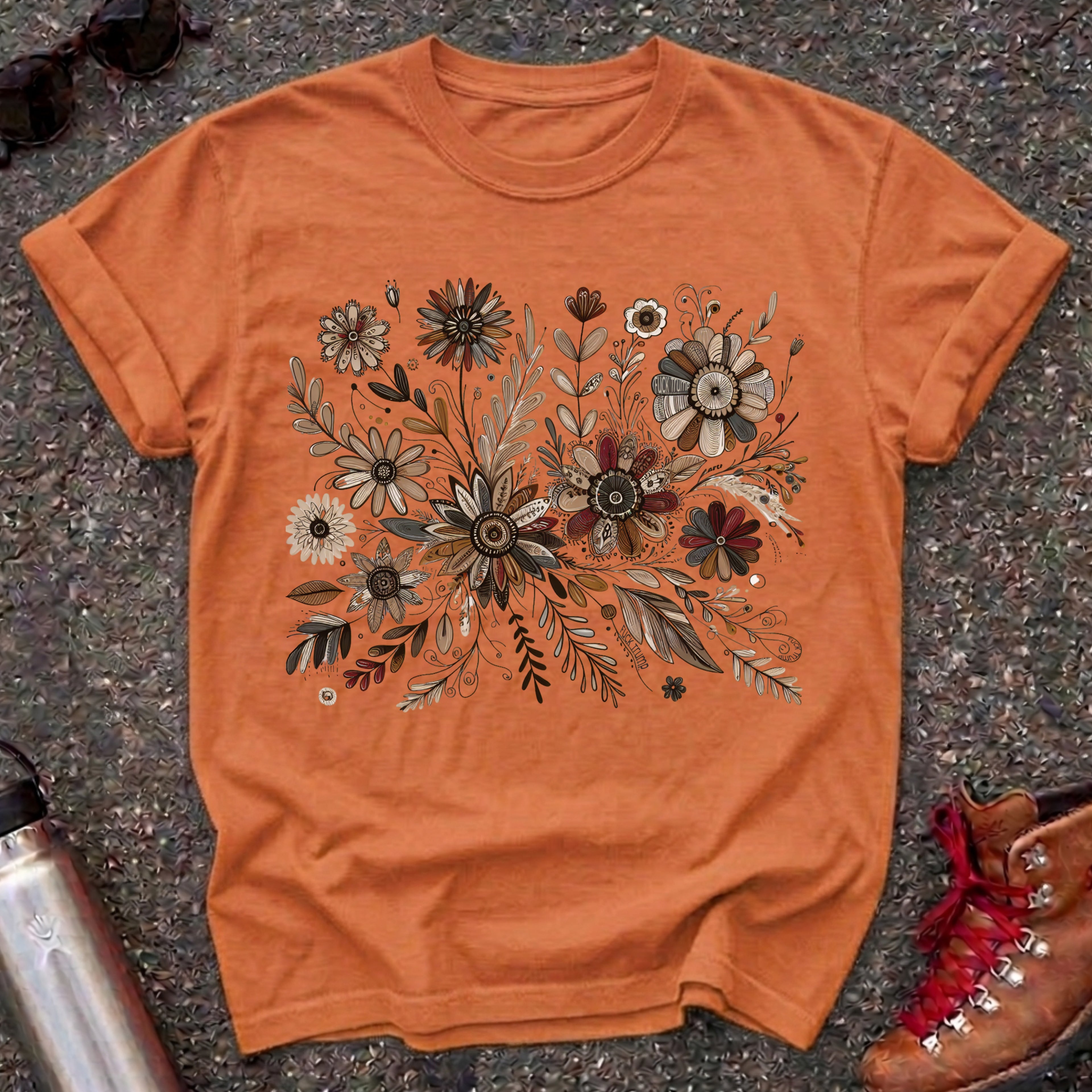 OG Subtle Fuck Trump Flower Shirt